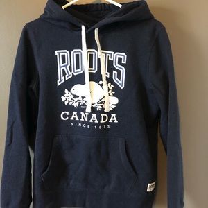 Navy blue roots hoodie